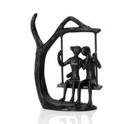 ysnn Anniversary Wedding Gifts for Couple/Her,Romantic Handcrafted Swing Couple Figurine, Cast Iron Ornament for Marriage Gift, Suitable Birthday Gift for Wife and Husband.