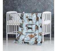 YsoLda Blanket,Warm Flannel Blanket Throw/Blanket Bed Throw for Sofa Office 127X 76 cm,The Christmas Whippet
