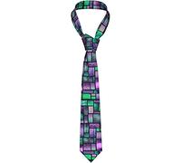 YsoLda Mens Ties, Men's Neckties Suit Tie Business Neckties Casual Wedding Formal Tie Marble Mondrian