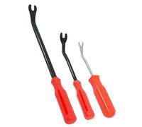YSPAMER 3Pcs Auto Fastener Remover Trim Rivet Removal Tool Kit for Car Door Panel Dashboard (Red)