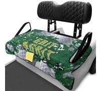 Yspwyqan Golf Letters Golf Cart Seats Blanket with 4 Pockets Easy Using Cozy Golfs Cart Seat Covers Breathable Front Seat Cushion and Backrest Set Seats Towel Blanket Accessories