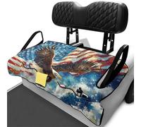 Yspwyqan Vintage Eagle Flag Golf Cart Seat Covers Lightweight 4 Pocket Golf Cart Seat Towel Covers Easy Using Suitable for Sightseeing Cars EZGo Yamaha Club Car Seats Protector