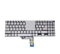 YSPYGTU Parts Replacement TI US Backlit Keyboard For for Vivobook for Pro 15 for OLED M3500 X3500 PA X3500PC M3500QA K3500PA K6500 D6500DE 0KNB0-562VUS00(US silver)