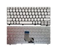 YSPYGTU Parts Replacement US Spanish Portuguese Laptop Keyboard For for WINBOOK N22 N23 N24 300E 11.6" N3050 N3060 80S6 Notebook(US White)