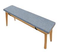 YSPZDQ Garden Bench Cushion 3cm Thick with Removable Cover, Outdoor Bench Seat Pad with Zipper, Durable Flax Cushion for Patio, Lawn & Garden(Blue,190 x 23 x 3cm)