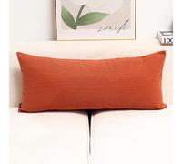 YSPZDQ Long Soft Fluffy Corduroy Pillow Case and Cushion Covers, Decorative Rectangle Bolster Body Pillow Cover with Zipper Closure No Insert for Livingroom Sofa Bedroom Bed(Caramel,70 x 40 cm)