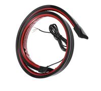 YSQHSODS Brake Light Ar Led Spoiler Light 12V Third Brake Light Driving Turn Signal Warning Stop Lamp Carbon Fiber Rear Spoiler LED Strip 120cm Car third brake light(120x3.5 Black)
