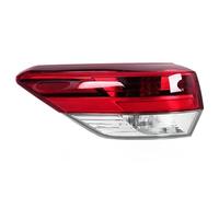 YSQHSODS Tail Light Car Tail Light Assembly For Toyota For Highlander 2017-2019 Rear Stop Brake Lamp Turn SIgnal Reversing Trailer Lights(Outside Left)