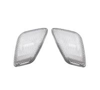 YSQHSODS Wing Mirror Indicator 2pcs Front Bumper Side Marker Turn Signal Cover No Bulb For Jeep For Wrangler TJ 1997-2006 55155628AB Reflector Light Cover Rearview Mirror Indicator Lamp(Clear)