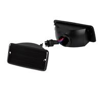 YSQIFBABD 2Pcs Dynamic LED Turn Signal Front Bumper Side Marker Lights For Jeep For Wrangler TJ 1997-2006 Turn Signal Light(Front Bumper Smoked)