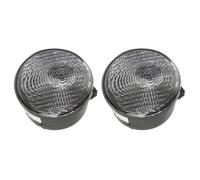 YSQIFBABD 2pcs For Jeep For Wrangler Jk Right Left Park Turn Signal Light 68200290AA 68200291AA 2007-2018 Turn Signal Light(Not halogen lamp)
