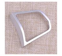 YSQIFBABD Car Molding Strip 2Pcs Silver Steering Wheel Button Decorative Frame Panel Cover Trim Fit for BMW 5 7 Series F10 F18 F01 2009-2015 Protect Sticker