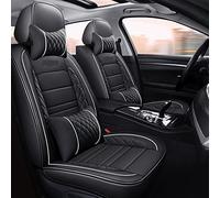 YSQIFBABD Car Seat Cover For Kadjar For Clio For Grandtour For Duster For Grand Scenic For Laguna For Twingo Seat Cover(Black white,Luxury)