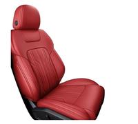 YSQIFBABD Car Seat Covers 1 Set Car Seat Covers For Mercedes W212 2009 2010 2011 2012 Interior Accessories Luxury Waterproof Breathable Faux Leather Seat Protectors(Red,Standard)