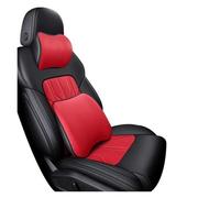 YSQIFBABD Car Seat Covers 1 Set Car Seat Covers For Mercedes W212 2009 2010 2011 2012 Interior Accessories Luxury Waterproof Breathable Faux Leather Seat Protectors(Black Red 4pcs,LUXUry)