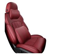 YSQIFBABD Car Seat Covers 1 Set Car Seat Covers For Mercedes W212 2009 2010 2011 2012 Interior Accessories Luxury Waterproof Breathable Faux Leather Seat Protectors(Claret,LUXUry)