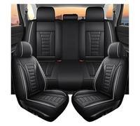 YSQIFBABD Car Seat Covers For Chevy For Onix Car Seat Cover Waterproof Full Set Universal Cushion Sedan SUV Interior Accessory Seat Protectors(Black White)