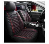 YSQIFBABD Car Seat Covers Universal Full Coverage Car Seat Cover For Duster For Kadjar For Scenic For Espace For Fluence For Koleos Interior Accessories Seat Protectors(Black Red 4pcs,Standard)