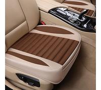 YSQIFBABD Flax Car Seat Cover Protector Front Rear Seat Back Ultra-Luxury Breathable Cushion Pad Mat For Truck Suv Van Seat Cover(Brown 1pcs front)