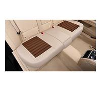 YSQIFBABD Flax Car Seat Cover Protector Front Rear Seat Back Ultra-Luxury Breathable Cushion Pad Mat For Truck Suv Van Seat Cover(Brown 1pcs back)