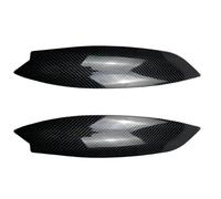YSQIFBABD For Vw For Golf 5 Gti 2005 2006 2007 Front Fog Light Lamp Cover Eyebrow Eyelid Garnish Streamers Waterproof Fog Lights(Carbon Fiber Look)