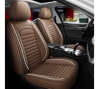 YSQIFBABD Full Car Front And Rear Seat Cover Protectors Set Car Seat Covers For BMW G30 F10 E46 E39 E90 X5 Seat Cover(Coffee)