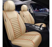 YSQIFBABD Leather Car Seat Cover For Lexus Nx Gs300 Lx 570 Rx330 Gs Rx Rx350 Lx470 Gx470 Ct200h Front And Rear Seat Cover Set Seat Cover(Beige)