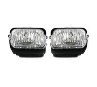 YSQIFBABD LED Fog Light 2Pcs Left&Right Fog Lamp Assembly For Chevy For Silverado 2003 2004 2005 2006 Front Bumper Anti Light(S10 White)