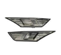 YSQIFBABD Marker Turn Signal Light Side Leaf Lamp For Civic 2016 2017 2018 2019 2020 2021 34350-TET-H01 34300-TET-H01 Turn Signal Light(Smoked)