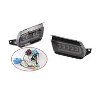 YSQIFBABD Rear Tail Light 2PCS LED Reflector For Toyota For Land For Cruiser For Prado 150 LC150 FJ150 GRJ150 2010-2020 Rear Bumper LED Tail Light Brake Light(Smoke Plug and Play)