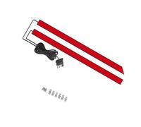 YSQIFBABD Third Brake Light 15inch Led Tail Light Strip For Lada 4X4 Pickup Car 12V Rear Brake Lamp DRL Driving Indicator Lamp
