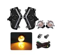 YSQIFBABD Turn Signal Lamp Car Front Bumper LED Daytime Running Light 3 Colors DRL Fog Lamp For Toyota For RAV4 2019-2022 Turn Signal Night Light 12V(DRL fog lamp yellow)