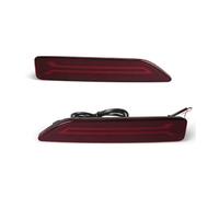 YSQIFBABD Turn Signal Lamp Car Rear Bumper Reflector Brake Warning Lights For CRV 2007-2009 Fog Lamp Dynamic Turn Signal Lamps Accessories(3 Functions)