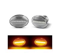 YSQIFBABD Turn Signal Lamp For Maserati For Gran For Cabrio For Granturismo 2003-2012 4C LED Side Marker Light(Clear Normal Amber)