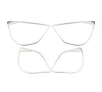 YSQOFDNFD Car Interior Ca Interior Door Audio Speaker Cover For Toyota For C-HR For CHR 2016-2023 Loudspeaker Sound FrameTrim Accessories Stainless Steel