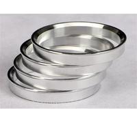 YSQOFDNFD Centric Wheel Spacers 4pcs Aluminum Hub Rings Hub Centric Rings Wheel Bore 66.6-57.1mm Car Accessories