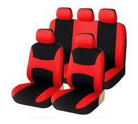 YSQOFDNFD Cushions Protecto 5-Seat Car Seat Covers Universal Auto Cushion Protectors For Fiat For Stilo Car Seat Support Cushion Cover(Red full set)