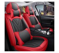 YSQOFDNFD Seat Protector 1 Set Universal Full Coverage Car Seat Cover For URV For Inspire For XRV For HRV For Pilot For Insight For Prelude Interior Accessories Car Seat Covers(Red Black,LUXUry)