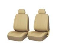 YSQOFDNFD Seat Protector 2/5Seats Leather Car Seat Covers Protection For Lincoln MKZ MKS MKX MKT LS For Continental For Navigator Car Seat Covers(2Seats-Beige)