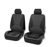 YSQOFDNFD Seat Protector For C-MAX For Fusion For Mondeo For Taurus 4/9PCS Leather Car Seat Cushion Covers Car Seat Covers(2Seats-Black Grey)