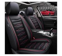 YSQOFDNFD Seat Protector Leather Car Seat Covers For Dodge For Durango For Avenger For Magnum For Grand For Caravan Interior Accessories Car Seat Covers(Black Red 4pcs)