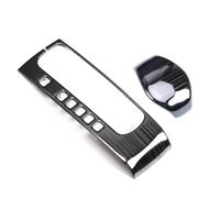 YSQOJF 2pcs Car Shift Gear Panel Trim for Civic 10th Gen 2020 2019 2018 2017 2016 Lhd Automatic Transmission Shift Box Cover Car Styling Interior(Black)
