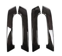 YSQOJF 4PCS Car Interior Door Handle Trim for Toyota for Land Cruiser for Prado FJ150 150 2010-2018 Black Wood Accessories Car Styling Interior