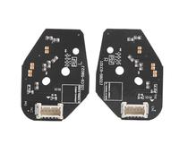 YSQOJF Brake Stop Light LED DRL Boards Chip Light Lemon Yellow Angel Eyes for Bi Xenon Headlight Projector Lens Non-Matrix for T9 2023-2025