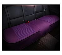 YSQOJF Breathable Car Seat Cover 9D Flax Seat Protection Cushion Four Seasons Universal Front And Rear Seat Anti-skid Pad Driver Mat Seat Protectors(Purple back row)