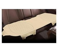 YSQOJF Car Cushion Suede Ultra-thin Perforated Breathable Anti-skid Car Seat Cover All Seasons Car Seat Cushion Pad Seat Protectors(Beige 1 rear row)