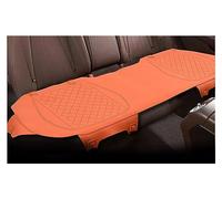 YSQOJF Car Cushion Suede Ultra-thin Perforated Breathable Anti-skid Car Seat Cover All Seasons Car Seat Cushion Pad Seat Protectors(Orange 1 rear row)