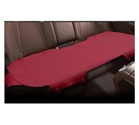 YSQOJF Car Cushion Suede Ultra-thin Perforated Breathable Anti-skid Car Seat Cover All Seasons Car Seat Cushion Pad Seat Protectors(Claret 1 rear row)