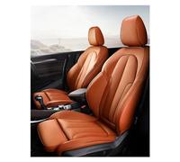 YSQOJF Car Seat Cover Sets For BMW For X5 X6 Z4 E53 E70 E71 For E72 E85 E86 E89 F15 Custom Car Seat Covers Set Leather Full Set Waterproof(Orange)