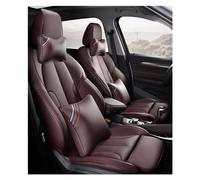 YSQOJF Car Seat Cover Sets For BMW For X5 X6 Z4 E53 E70 E71 For E72 E85 E86 E89 F15 Custom Car Seat Covers Set Leather Full Set Waterproof(BROWN LUX)